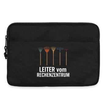 Leiter vom Rechenzentrum Gartenoutfit Gartenarbeit - Laptoptasche 13" - Schwarz - Vorne