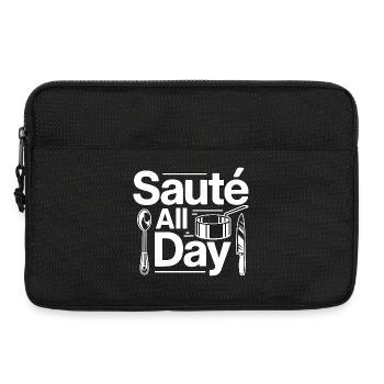 Chef de restaurant sauté toute la journée Arts culinaires - Sacoche pour ordinateur portable 13 pouces - noir - Devant