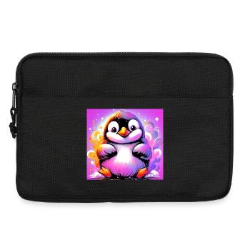 pingouin - Sacoche pour ordinateur portable 13 pouces - noir - Devant