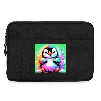 pingouin - Sacoche pour ordinateur portable 13 pouces - noir - Devant