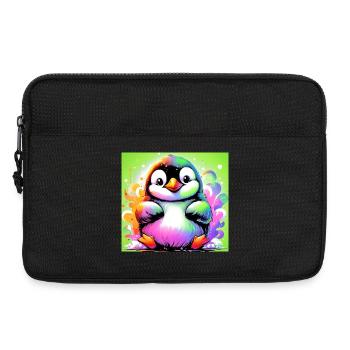 pingouin - Sacoche pour ordinateur portable 13 pouces - noir - Devant