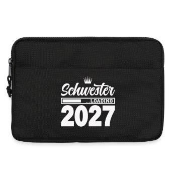 Schwester Loading 2027 - Laptoptasche 13" - Schwarz - Vorne