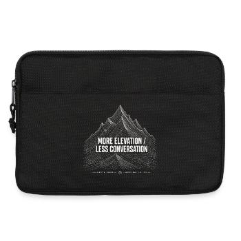 Plus de randonnée en altitude - Sacoche pour ordinateur portable 13 pouces - noir - Devant