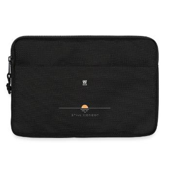 Still Horizon weiß - Laptoptasche 13" - Schwarz - Vorne