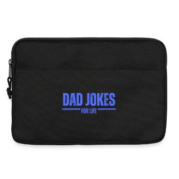 Blagues de papa pour la vie - Sacoche pour ordinateur portable 13 pouces - noir - Devant