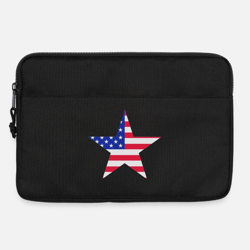 USA Stern - Laptoptasche 13" - Schwarz