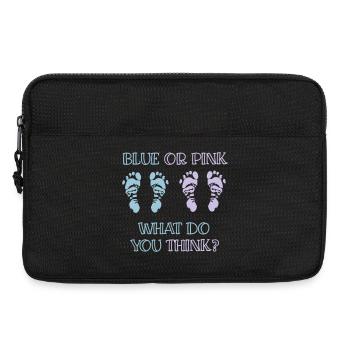 gender reveal party - Laptoptasche 13" - Schwarz - Vorne
