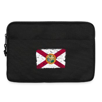 Floride Drapeau Vintage - Sacoche pour ordinateur portable 13 pouces - noir - Devant