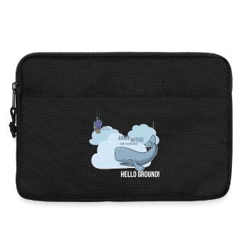 Whale & Petunia - Laptoptasche 13" - Schwarz - Vorne