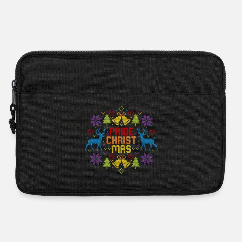 Ugly Christmas Pride Christmas LGBTQ Regenbogen - Laptoptasche 13" - Schwarz