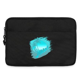 sunset blue - Laptoptasche 13" - Schwarz - Vorne