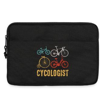 Cyclologist Bicycle Montage - Laptop bag 13" - black - Front