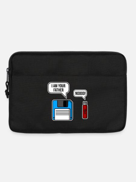 Retro Tech Vater Enthüllung - Laptoptasche 13" - Schwarz