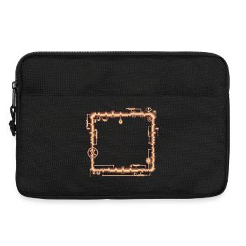 Cadre Steampunk en look de machine à vapeur - Sacoche pour ordinateur portable 13 pouces - noir - Devant