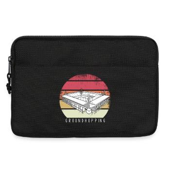 Groundhopping Football Stadium Football Stadium Fan - Sacoche pour ordinateur portable 13 pouces - noir - Devant