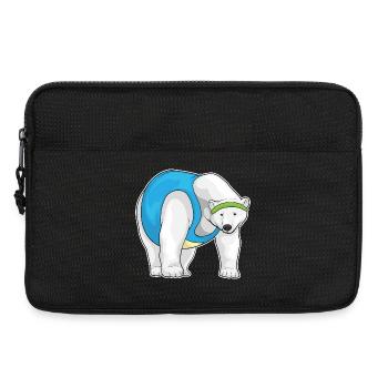 Eisbär Jogger Joggen Sport - Laptoptasche 13" - Schwarz - Vorne