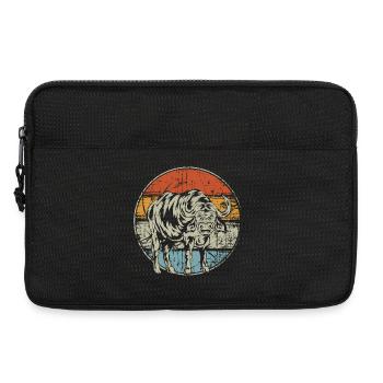Buffalo vintage - Laptop bag 13" - black - Front