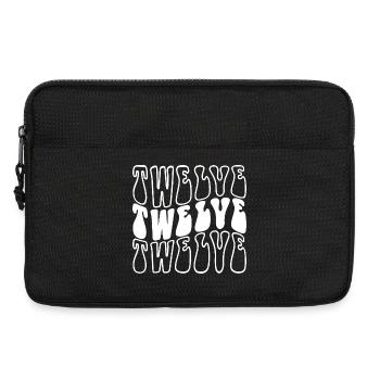 Twelve 12th Birthday Kids Boys Girls 12 Years Old - Laptop bag 13" - black - Front