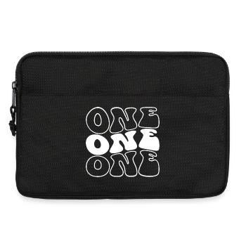 One 1st Birthday Kids Boys Girls 1 Year Old - Laptop bag 13" - black - Front