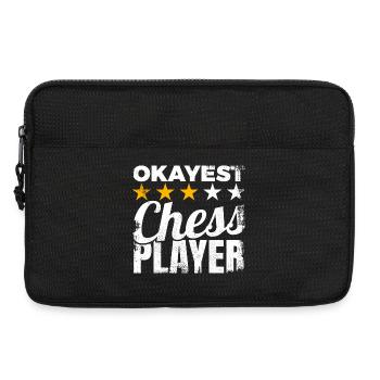 Okayest Chess Player - Laptop bag 13" - black - Front