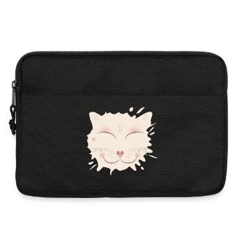 Spot pour chat pour tous les amoureux des chats lors de la Journée du chat - Sacoche pour ordinateur portable 13 pouces - noir - Devant