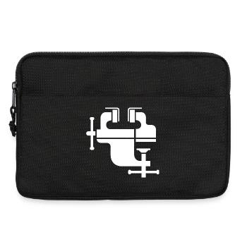 Illustration du symbole de l’icône de l’outil Vice - Sacoche pour ordinateur portable 13 pouces - noir - Devant