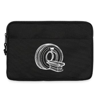 Radiologie Scanner IRM One Line Art Manip Radio - Sacoche pour ordinateur portable 13 pouces - noir - Devant