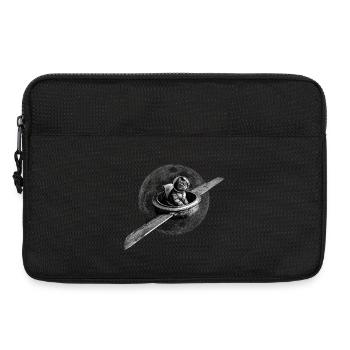 True Moon Love – Flying Cat - Laptop bag 13" - black - Front