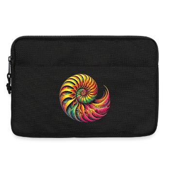 Nautilus-Muschel - Laptoptasche 13" - Schwarz - Vorne