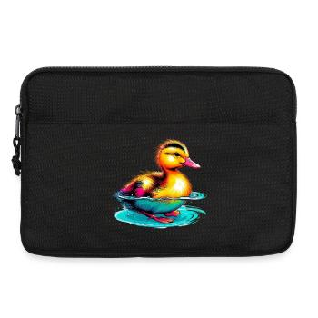 Caneton Canard Canard - Sacoche pour ordinateur portable 13 pouces - noir - Devant