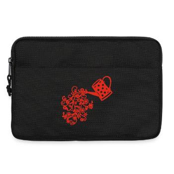 The return of spring (red) - Laptop bag 13" - black - Front