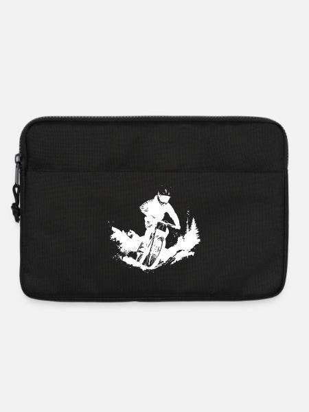 Mountainbiker - Laptoptasche 13" - Schwarz
