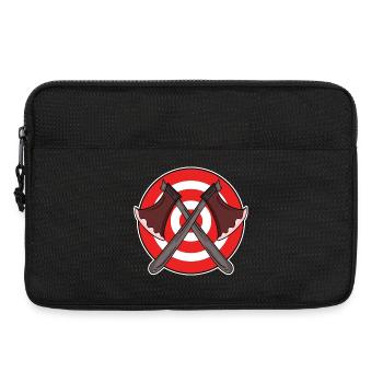Axe Thrower Target Axe Throw Gift - Laptop bag 13" - black - Front