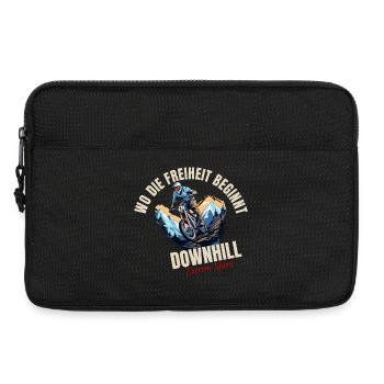 Downhill: Wo die Freiheit beginnt - Laptoptasche 13" - Schwarz - Vorne