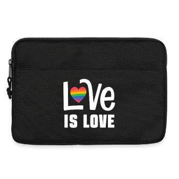 LGBTQ Pride Month - Liebe ist Liebe - Laptoptasche 13" - Schwarz - Vorne