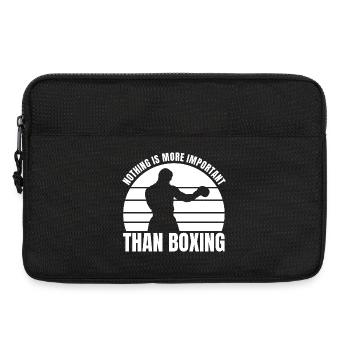 Nichts ist so wichtig wie Boxen - Laptoptasche 13" - Schwarz - Vorne