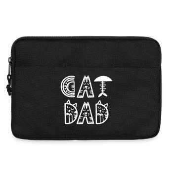 Cat, Cat Lover, Cat Owner - Laptop bag 13" - black - Front