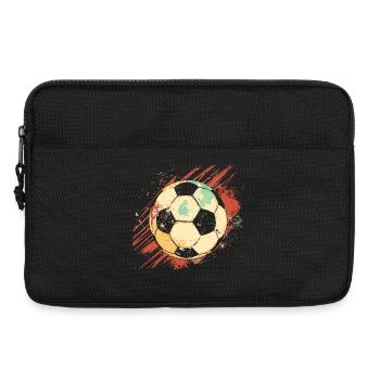 Graphismes de football - Sacoche pour ordinateur portable 13 pouces - noir - Devant