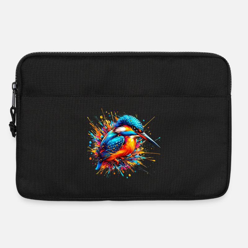 Eisvogel - Laptoptasche 13" - Schwarz