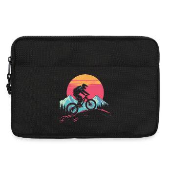 Amateurs de VTT des années 90 - Sacoche pour ordinateur portable 13 pouces - noir - Devant