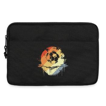 Retro Football Graphic - Laptop bag 13" - black - Front