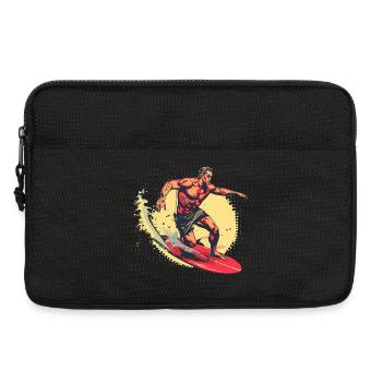 Surfer Graphics - Laptop bag 13" - black - Front