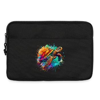Turtle - Laptop bag 13" - black - Front