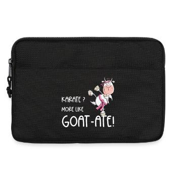 Karaté Goat Arts Martiaux Dicton - Sacoche pour ordinateur portable 13 pouces - noir - Devant