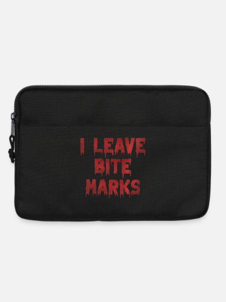 Bite Mark's Blood Traces - Laptop bag 13" - black