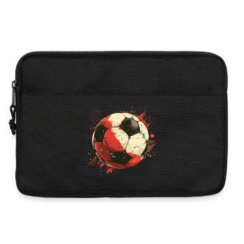 Graphismes de football - Sacoche pour ordinateur portable 13 pouces - noir - Devant