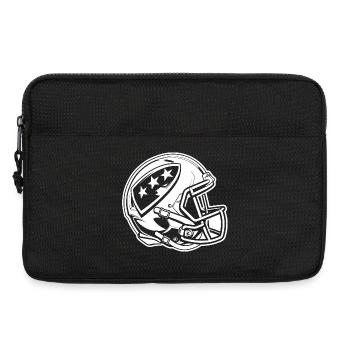 Football Helm - Laptoptasche 13" - Schwarz - Vorne