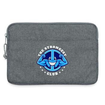 Peace movement - Laptop bag 13" - heather grey - Front