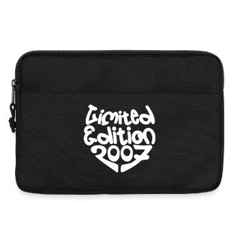 Limited Edition 2007 19.Geburtstag Geschenk - Laptoptasche 13" - Schwarz - Vorne