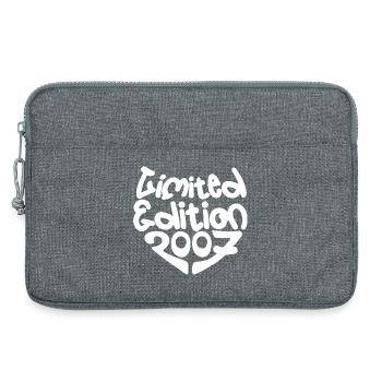 Limited Edition 2007 19th Birthday Gift - Laptop bag 13" - heather grey - Front